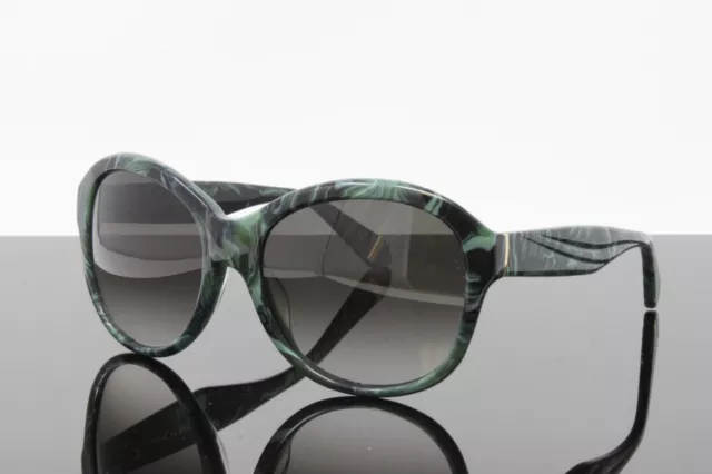 Zac Posen Sunglasses Women's Butterfly Marlene Malachite 57mm Grey Gradient Lens