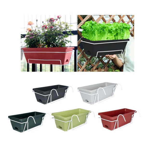 Blumenkasten-Pflanzgefäß zum Aufhängen, Balkon-Pflanzgefäß für den
