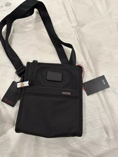 New TUMI Pocket Bag Small Crossbody Black