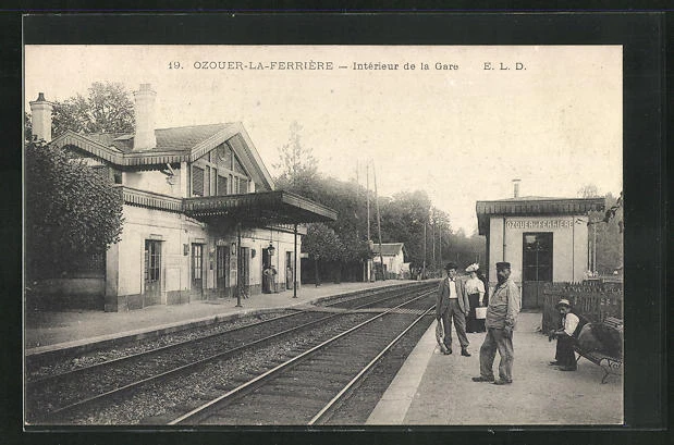 Carte Postale Ancienne - Intérieur De La Gare Du Mans - Années 1900