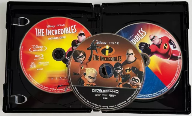 The Incredibles – Les Indestructibles – Blu-Ray 4K Uhd – Disney Pixar 2