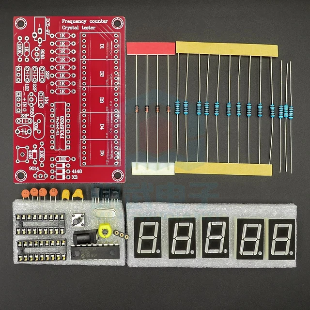 DIY KITS RF 1Hz50MHz Crystal Oscillator Frequency Counter Meter
