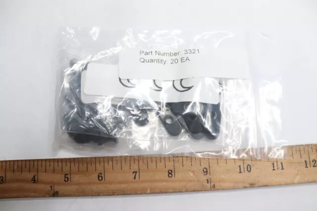 (20-Pk) Bolt Assembly Black FBHSCS and Slide-In Economy T-Nut 3321