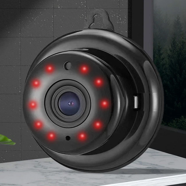 Mini cámara de audio detección de movimiento cámara inalámbrica HD con soporte para el hogar