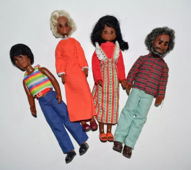 Lot Konvolut schwarze Sunshine Family Familie Sonnenschein 70er vintage Barbie