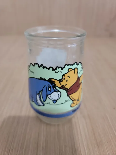 Vtg Welchs Jelly Jars #2 Winnie The Pooh  Poohs Grand Adventure - Missing Paint 2