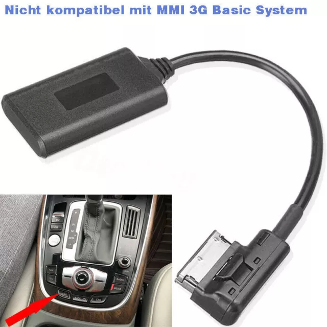 Bluetooth Adapter AUX AMI MMI 3G+MP3 Schnitstelle Für Audi A1 A3 A4 A5 A6 A8 Q5