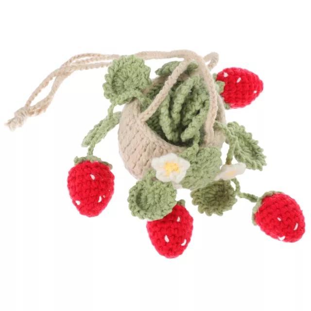 Süßes Erdbeer-Autozubehör, Rückspiegel-Ornament, hängendes Ornament