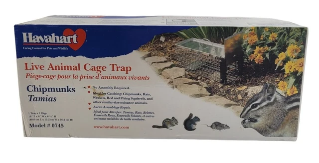 Havahart Live Animal Cage  0745 Mouse Rat Weasel Chipmunk