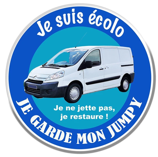 Sticker “Je Suis écolo Picasso” Citroën – Vignette Pare-brise 7cm – Crit’Air – Neuf