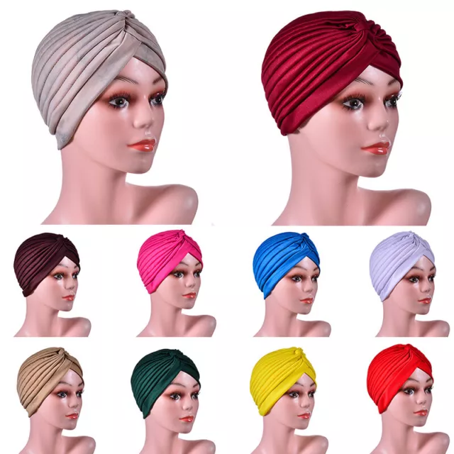 Women's Floral Chemo Cap Cancer Hat Muslim Hair Scarf Turban Hijab Head Wrap hot