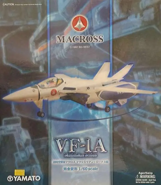 Yamato Robotech Macross VF-1A Max Maximilian Jenius TV 1/60 Figure Japan 231212