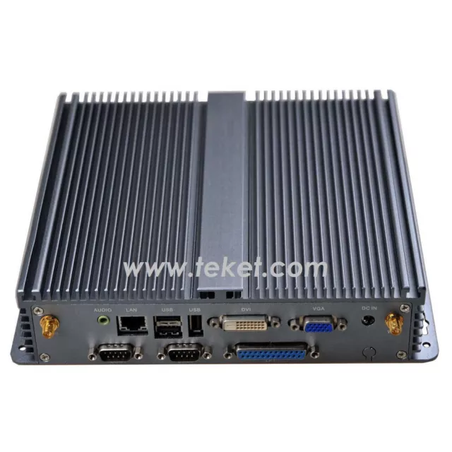 Industrial Mini PC barebone N270ECM atom n270, LPT VGA DVI 2*COM 1 LAN 1GB 120GB