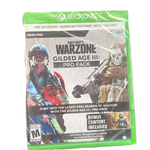 Call of Duty Warzone Gilded Age III Pro Pack DLC - Xbox One