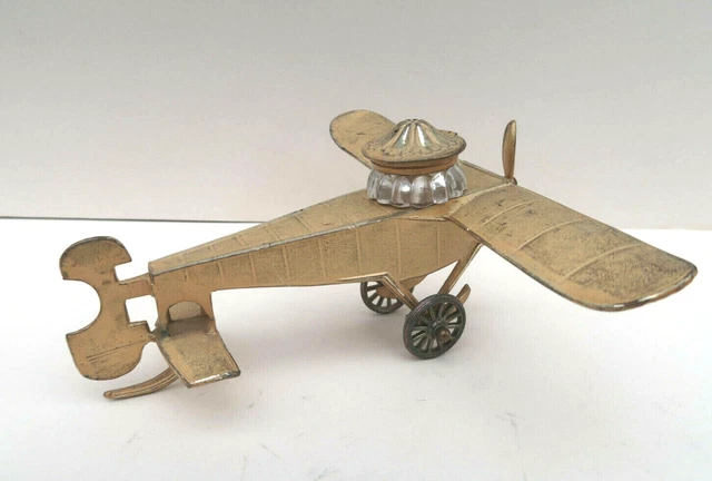Jouet en acier embouti MARX vintage des années 40, avion