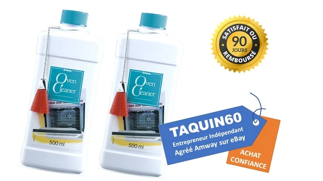 2 Gels Nettoyant Four Grill vitroceramique poele Amway pinceau applicateur 500ml