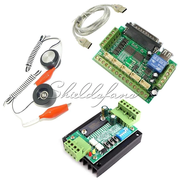 CNC MACH3 ROUTER Machine Motor&Interface Breakout Board&Auto-Check ...