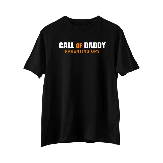 T-shirt Call Of Daddy, T-shirt divertente, papà giocatore, t-shirt uomo, maglietta festa del papà