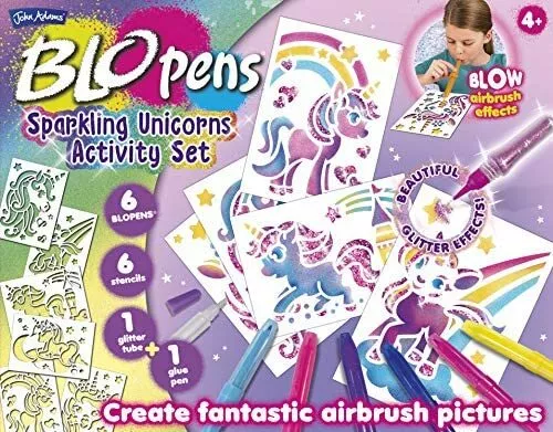 Premium BLOPENS R Sparkling Unicorn Activity Set BLOPENS R Sparkli Fast Shippin