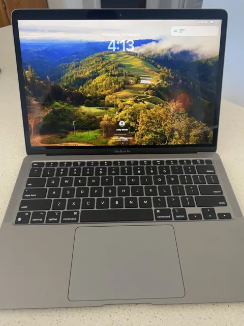 Apple MacBook Air 13in (256GB SSD, M1, 8GB) Laptop - Space Grey - MGN63X/A...