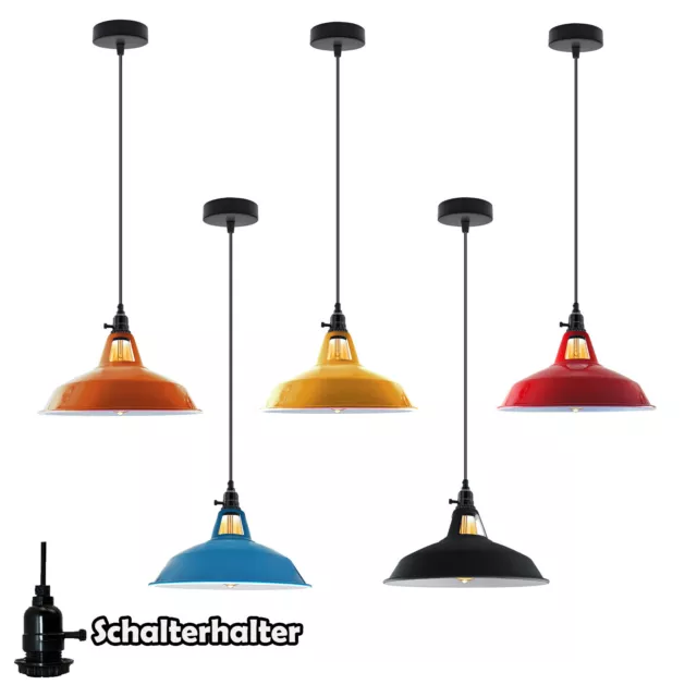 Retro Hängelampe Vintage Leuchte Pendelleuchte Deckenlampe Industrie Design 240V