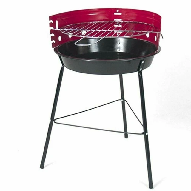 Barbecue charbon de bois Grill rond Chariot barbecue Bbq de jardin sur 3 pieds