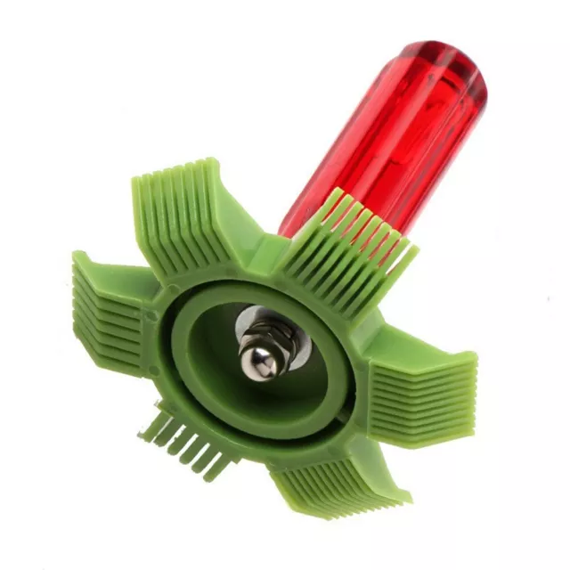 Radiateur à peigne bobine condensateur vert + pièces rouges caoutchouc de remp