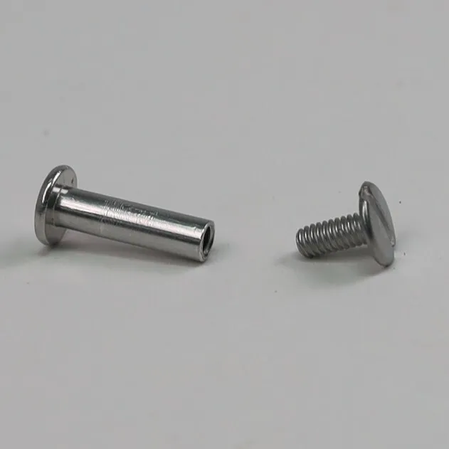 Postes de tornillo de aluminio de 12 unidades de 3/4"/tornillos de unión/tornillos de Chicago