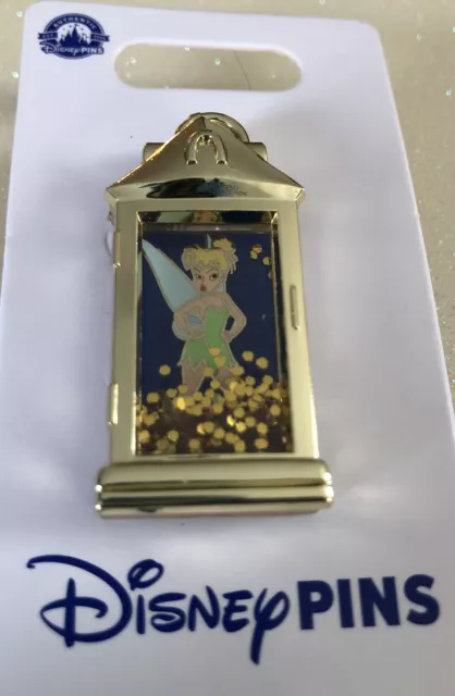 Disney Parks Tinker Bell Glitter Lantern Pin