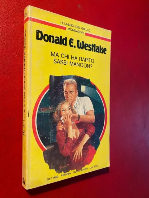 WESTLAKE - CHI HA RAPITO SASSI MANOON Classici Giallo/604 Mondadori (1990) Libro