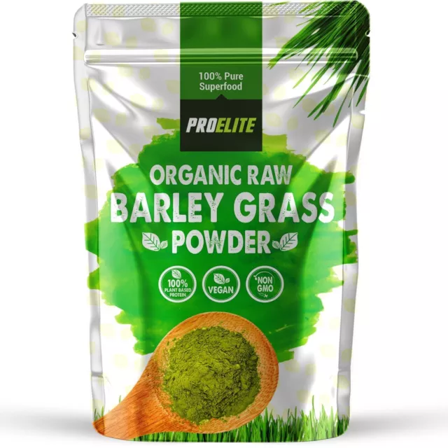 Organic Barley Grass Powder - 500g - PURE VEGAN SUPER GREENS SUPERFOOD POWDER