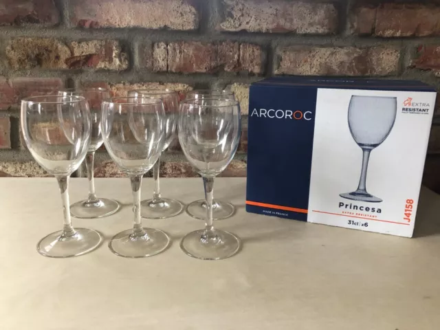 ARCOROC Weingläser-Set PRINCESA 6 Stück (31 cl), NEU im Originalkarton