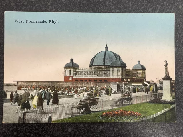 West Promenade, Rhyl Postcard