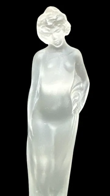 Antique Rene R Lalique Statuette  "Moyenne Nue" Nude Female Circa 1912  RARE 3