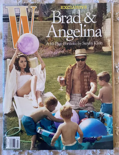 W magazine Exclusive Featuring Brad Pitt and Angelina Jolie July 2005