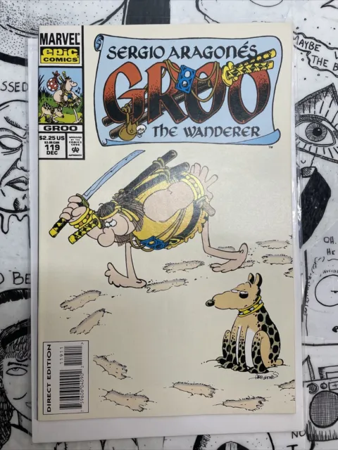 Sergio Aragones Groo the Wanderer #119 Marvel Comics 1995 LOW PRINT RUN HTF