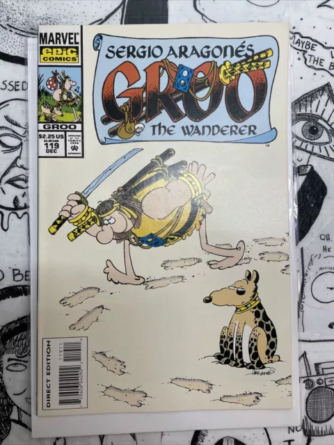 Sergio Aragones Groo the Wanderer #119 Marvel Comics 1995 LOW PRINT RUN HTF