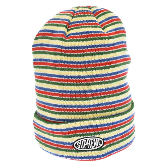 Supreme 22Aw Multi Stripe Beani Beanie Knit Hat Multicolor 54136