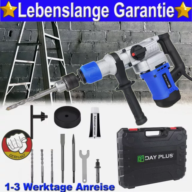 1800W SDS Plus Bohrhammer Schlagbohrmaschine Bohrmaschine Meisselhammer Zubeh r