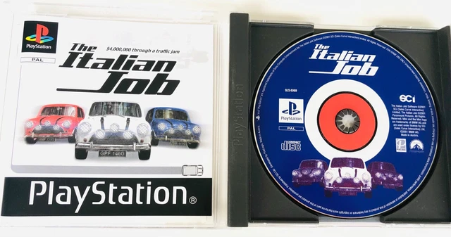 Complete Boxed The Italian Job Sony PS1 Game Playstation 2001 PAL Black Label 1