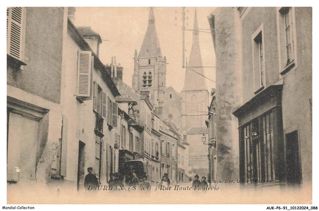 CPA DOURDAN, LE Donjon, Rue de Chartres 1911 EUR 5,00 - PicClick FR