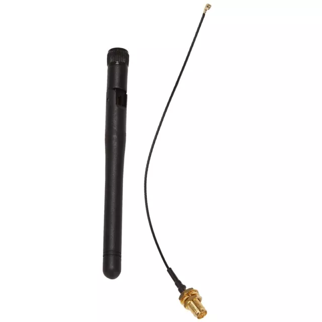 433Mhz Antenna 5Dbi GSM RP-SMA Plug Rubber Waterproof Loan Antenna + IPX to S UK