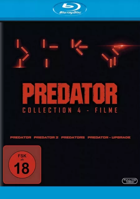 Predator 1+2+3+4 - (Predators / Upgrade) # 4-BLU-RAY-BOX-NEU