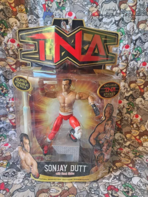 Sonjay Dutt TNA Wrestling Marvel Toys Toy Biz Impact Series 6 Figure New
