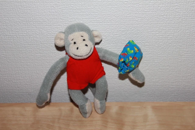 doudou peluche SINGE POPI 12 CM