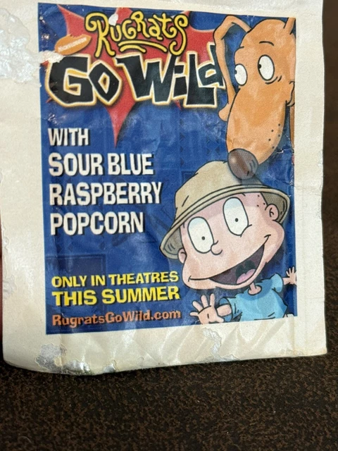 2003 RUGRATS NOS Sour Blue Raspberry Popcorn Movie Promo Prop Kernel ...
