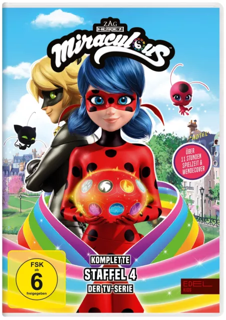 Miraculous - Geschichten von Ladybug & Cat Noir - Die komplette 4. Staffel (DVD)