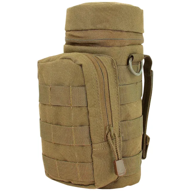 Condor Tactical H2O Hydration MOLLE Pouch Water Bottle Army Pocket Coyote Brown