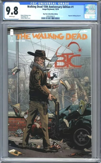 Walking Dead 15th Anniversary Edition #1  Big Time Collectibles Variant  CGC 9.8