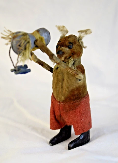 Jouet Ancien Schuco - La Souris Danseuse - Automate Mécanique En Tôle - Allemagne